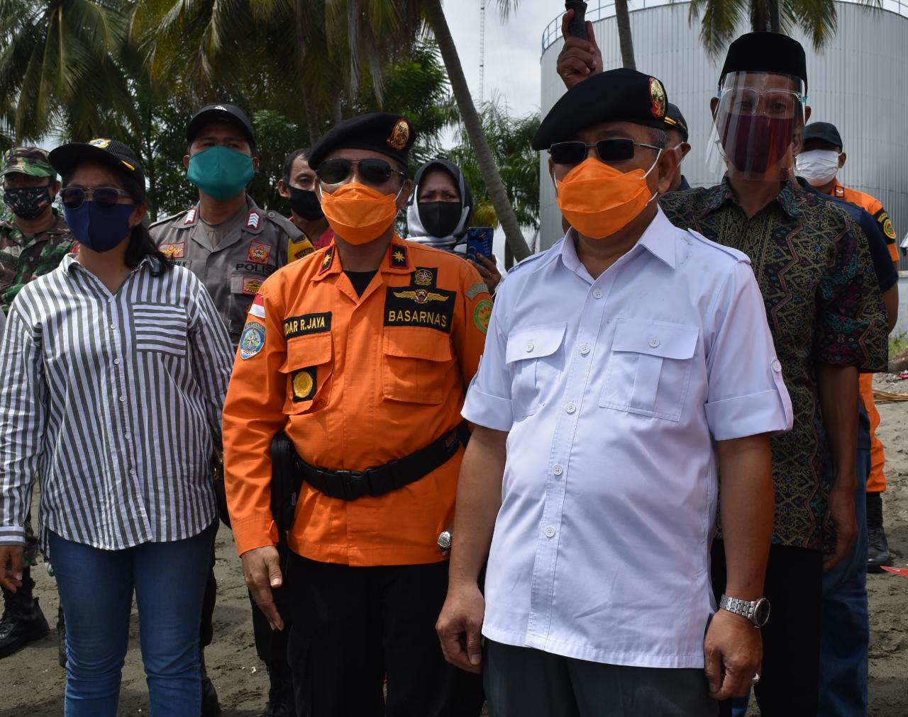 Gubernur Sulbar Tinjau Lokasi Persiapan Pembangunan Dermaga Basarnas