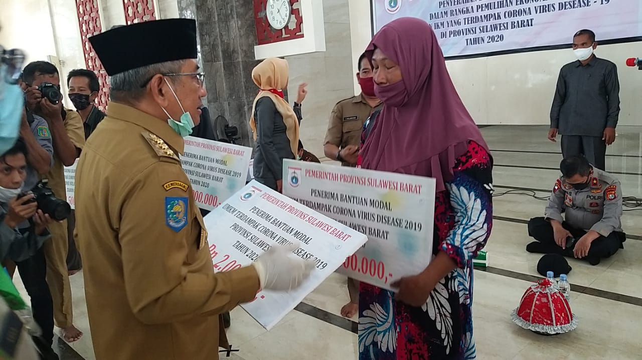 Pulihkan Ekonomi Pelaku Usaha UMKM dan IKM, Pemprov Sulbar Gelontorkan Anggaran Rp 7 Miliar