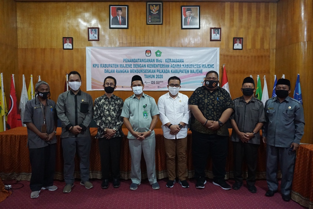 KPU Majene–Kemenag Majene Bertekad Sukseskan Pilkada