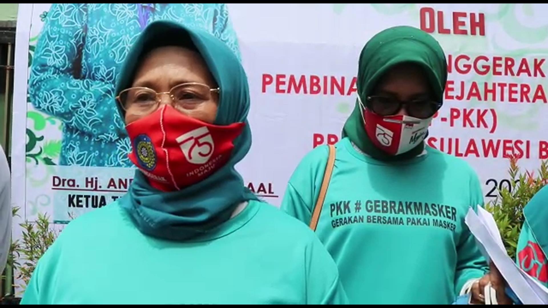 TP-PKK Sulbar Edukasi Masyarakat di Tengah Pandemi Covid-19