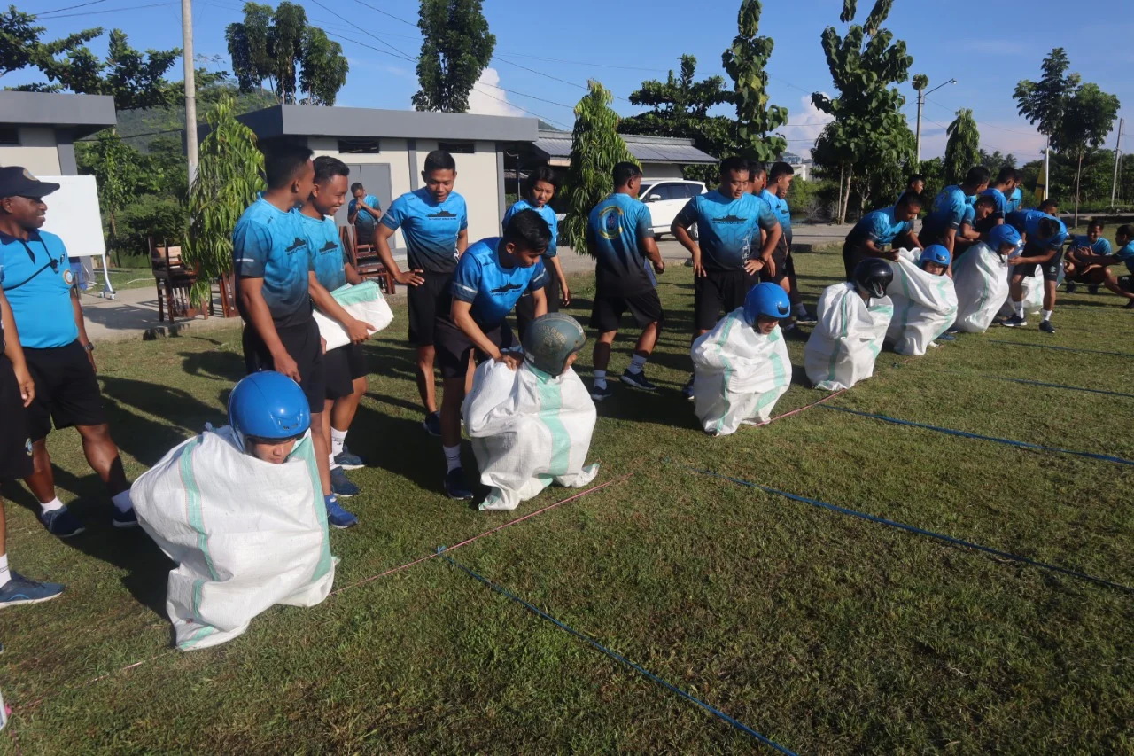 Menyambut HUT RI ke 77, Lanal Mamuju Gelar Berbagai Lomba