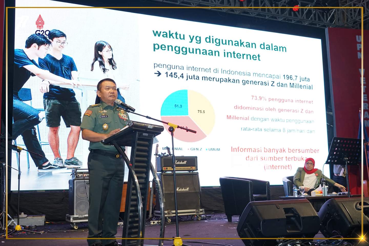 KSAD Jenderal Dudung Beri Kuliah Umum 10 ribu Mahasiswa di Gelora Bung Karno