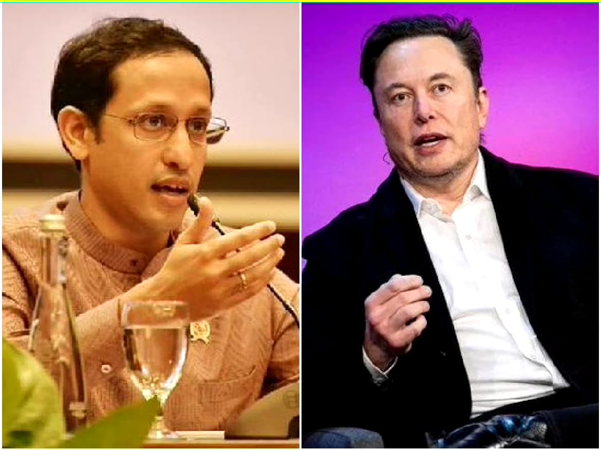 Nadiem Makarim bersama Elon Musk akan Berdialog dengan Ratusan Mahasiswa di Bali