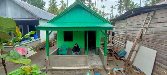 Hanya Butuh 6 Hari, Tim RTLH Kodim 1427/Pky Targetkan Rumah Nenek St Hasniani Rampung