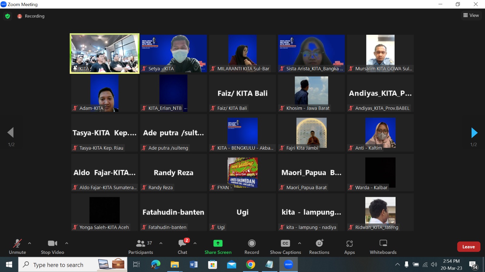 Koalisi Indonesia Teman Anies Deklarasi Dukung Anies Capres 2024