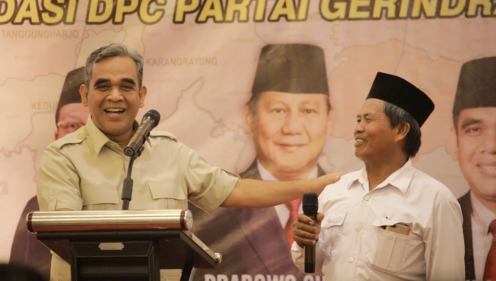 Konsolidasi di Grobogan dan Blora, Sekjen Gerindra: Bagi Prabowo Jabatan Presiden 2024 untuk Membela Rakyat Kecil, Petani, dan Nelayan