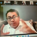 SMSI Rapat lewat zoom