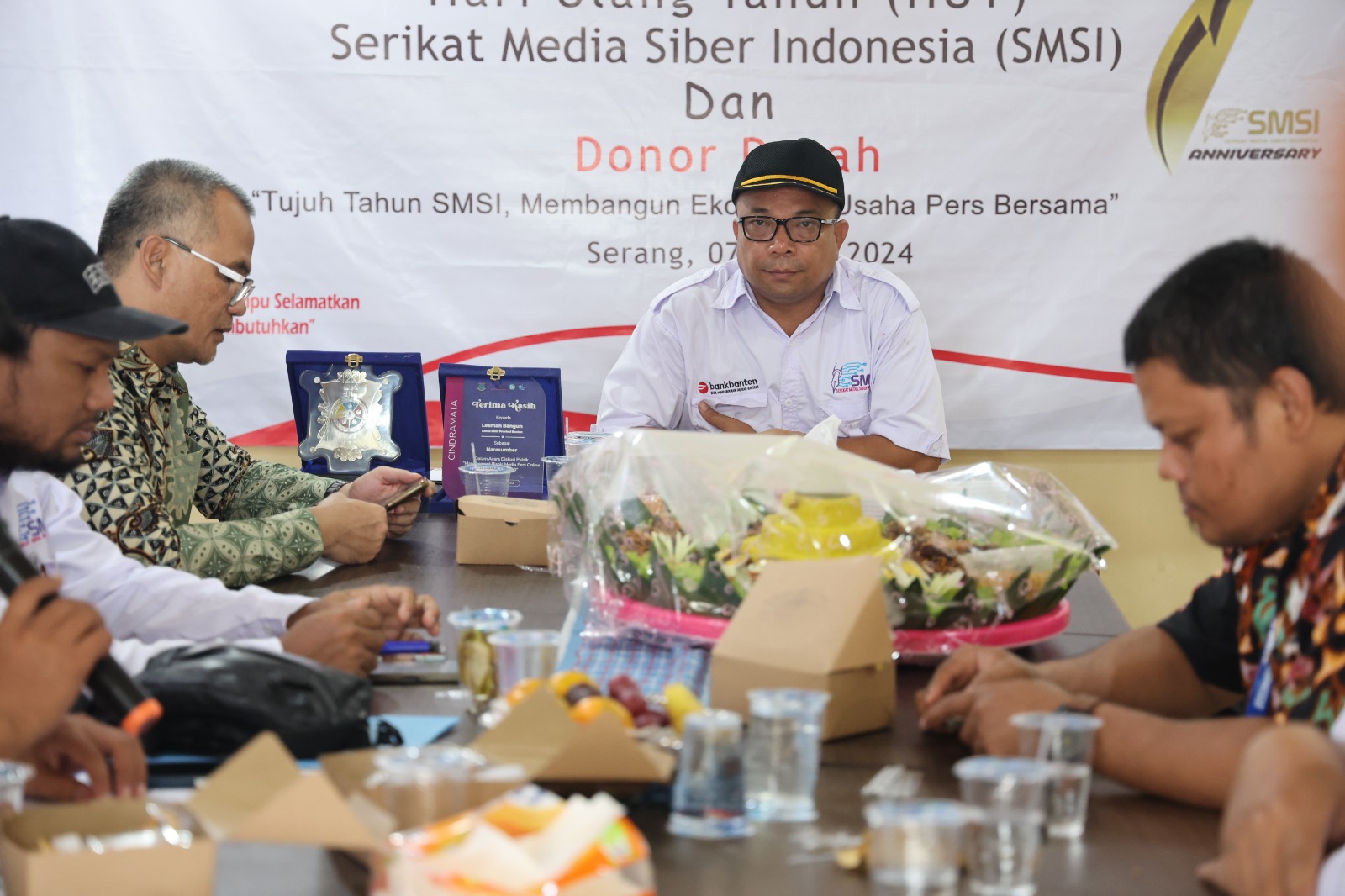 HUT Ke-7 Tahun, SMSI Provinsi Banten Gelar Donor Darah