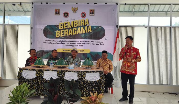 Cegah Radikalisme dan Terorisme, BNPT-FKPT Sulbar Laksanakan Gembira Beragama di Tondok Bakaru Mamasa