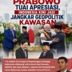 Pekan Diplomasi Prabowo Tuai Apresiasi, Yuddy Chrisnandi: Indonesia Kini Jadi Jangkar Geopolitik Kawasan