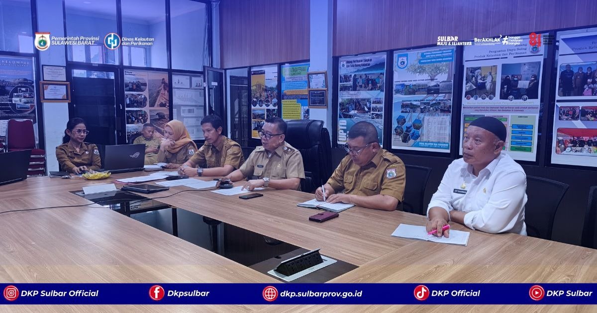 DKP Sulbar dan KKP Perkuat Sinergi Penegakan Hukum Pemanfaatan Ruang Laut Berkelanjutan
