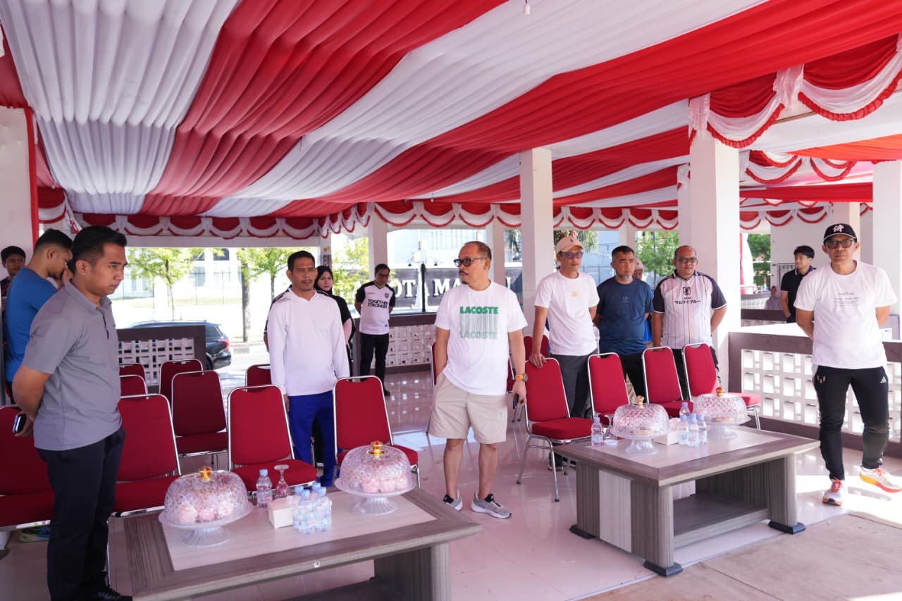 Gubernur Suhardi Duka Cek Kesiapan Upacara 17 Agustus, Capai 80 Persen